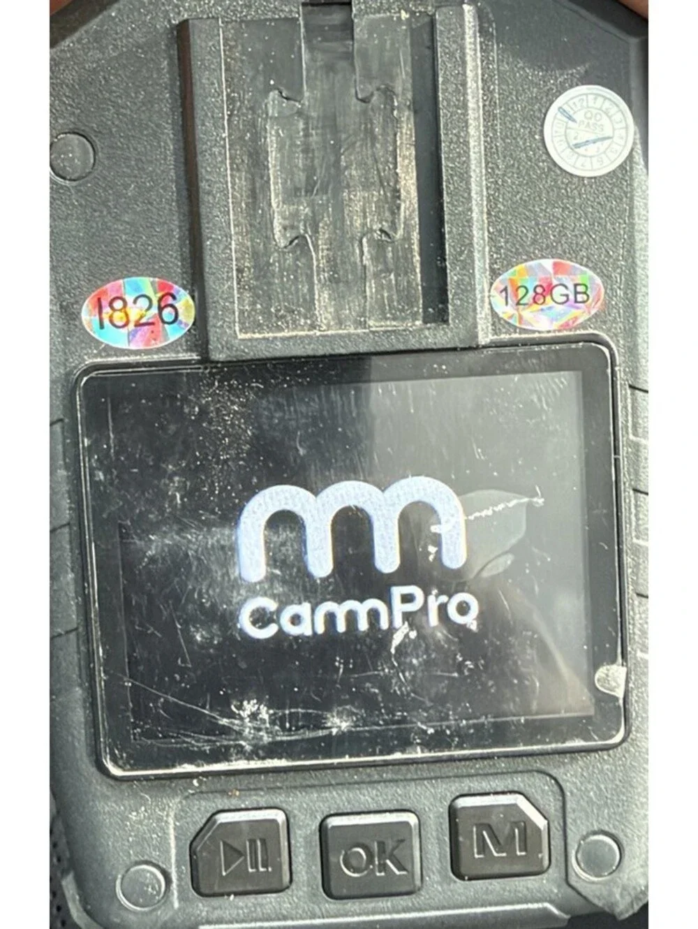 CammPro I826 128GB HD Police Body Camera Night Vision Powers On No Charger